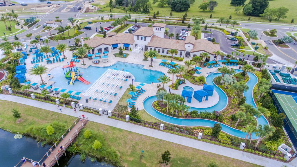 Vista do condomínio Windsor at Westside em Orlando, Flórida